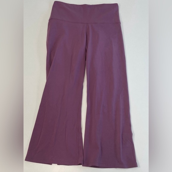 Lululemon Add Flare High-Rise Crop 21" Vintage Plum Size 10 - Picture 2 of 3